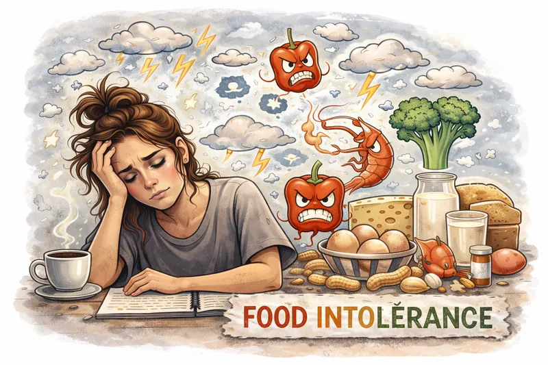 Brain fog and food sensitivity connection